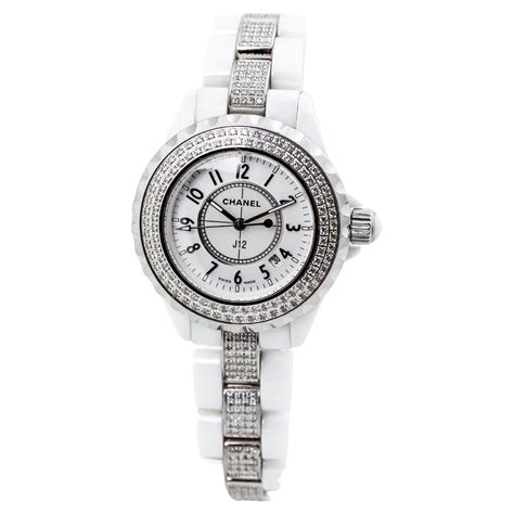 montre chanel diamant|Chanel white star watch.